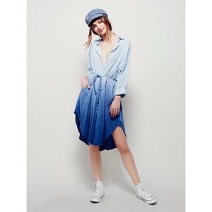 Free People Ombré Shirtdress